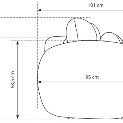 COBOURG Klappsofa, 2-Sitzer mit Stauraum – Stahlgrau