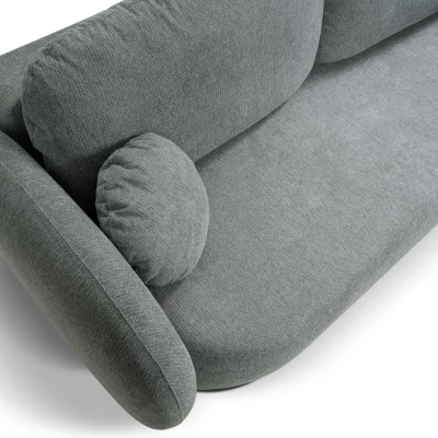 COBOURG Zweisitzer-Sofa mit Stauraum - Dunkelgrau 1