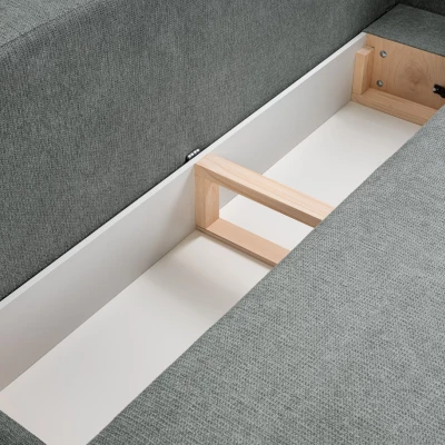 COBOURG Zweisitzer-Sofa mit Stauraum - Dunkelgrau 1