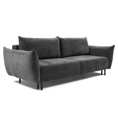 Schlafsofa mit Stauraum BANFF - Graphit