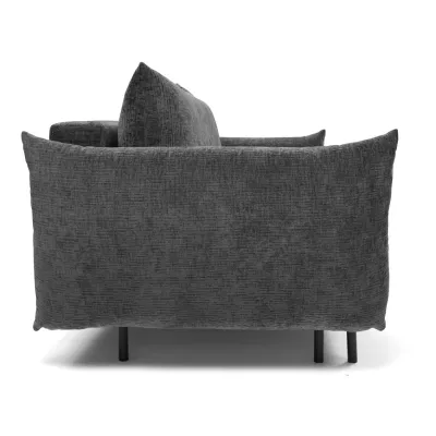 Schlafsofa mit Stauraum BANFF - Graphit