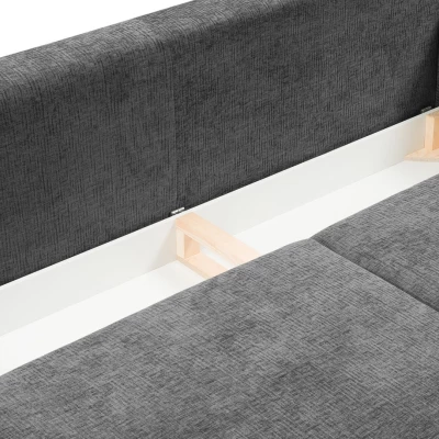 Schlafsofa mit Stauraum BANFF - Graphit