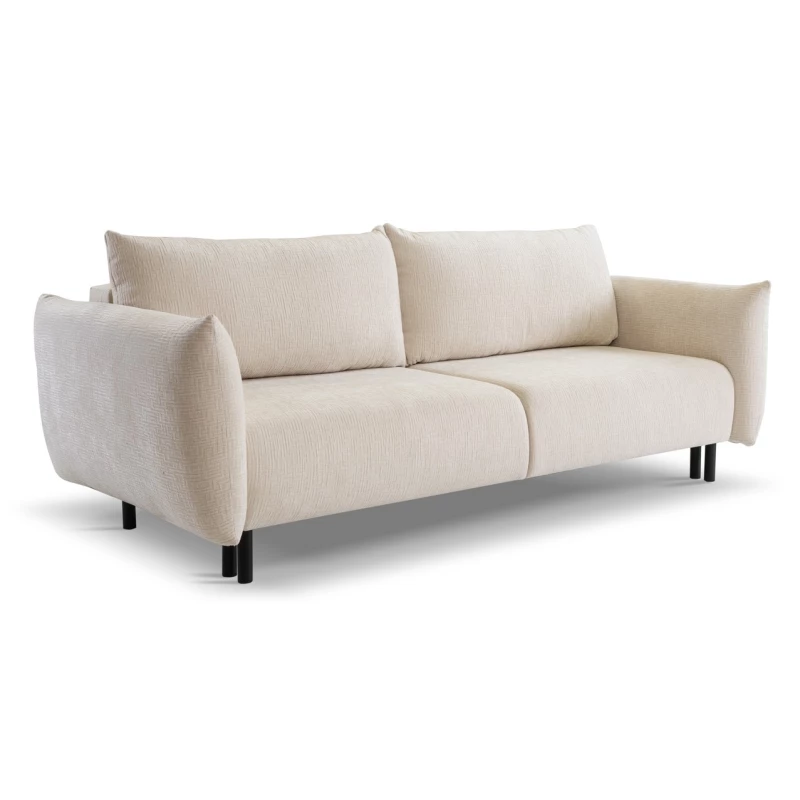 Schlafsofa mit Stauraum BANFF – Hellbeige