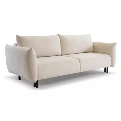 Schlafsofa mit Stauraum BANFF – Hellbeige