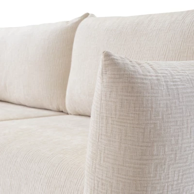 Schlafsofa mit Stauraum BANFF – Hellbeige