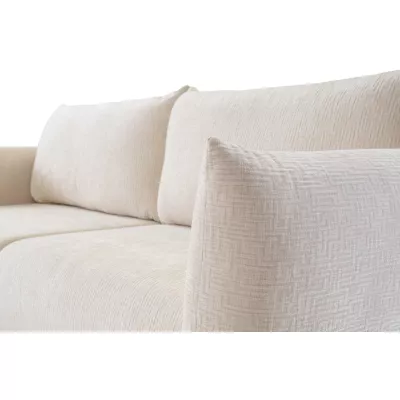 Schlafsofa mit Stauraum BANFF – Hellbeige