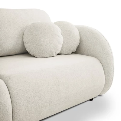 BARRIE Zweisitzer-Schlafsofa – Creme