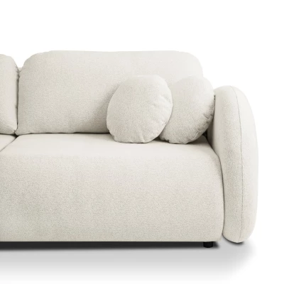 BARRIE Zweisitzer-Schlafsofa – Creme