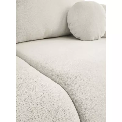 BARRIE Zweisitzer-Schlafsofa – Creme