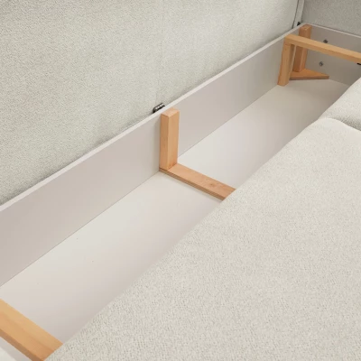 BARRIE Zweisitzer-Schlafsofa – Creme
