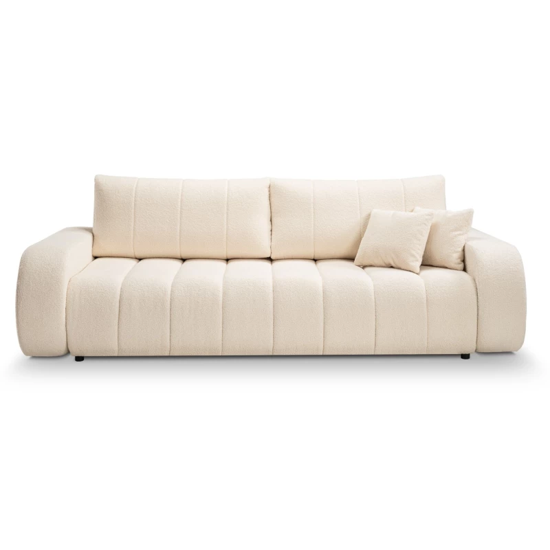 Zweisitzer-Sofa mit Stauraum KELOWNA - Creme