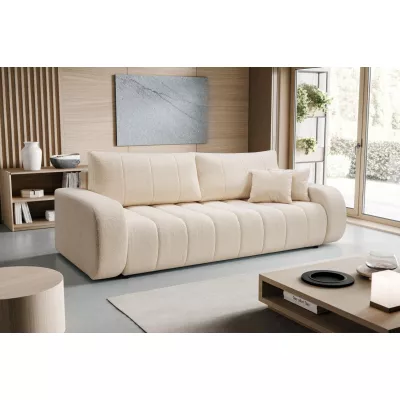 Zweisitzer-Sofa mit Stauraum KELOWNA - Creme