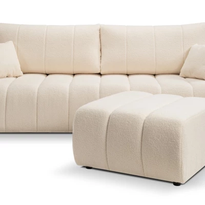 Zweisitzer-Sofa mit Stauraum KELOWNA - Creme