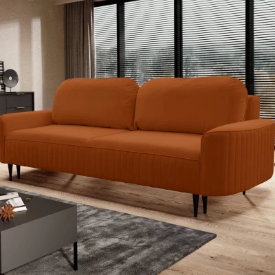 MONCTON Zweisitzer-Schlafsofa - Rost