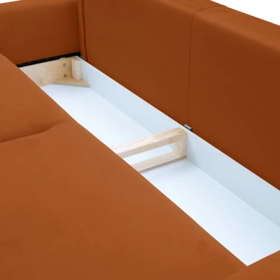 MONCTON Zweisitzer-Schlafsofa - Rost