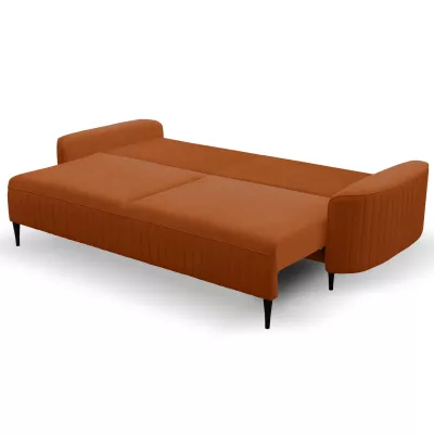 MONCTON Zweisitzer-Schlafsofa - Rost