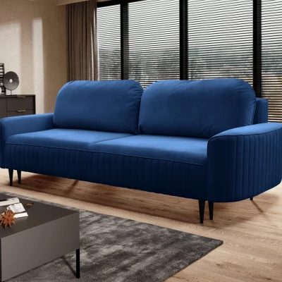 MONCTON 2-Sitzer-Schlafsofa - marineblau