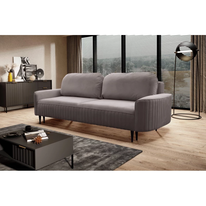 MONCTON Zweisitzer-Schlafsofa – grau