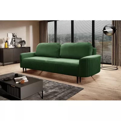MONCTON Zweisitzer-Schlafsofa - Dunkelgrün