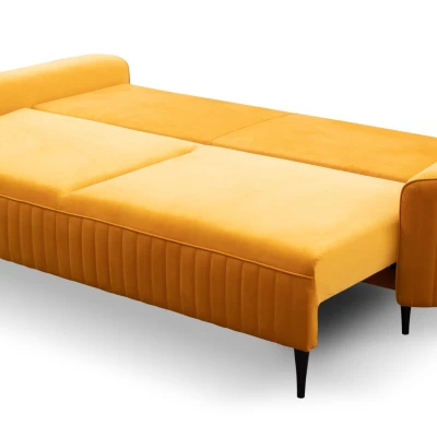 MONCTON Zweisitzer-Schlafsofa - Senfgelb