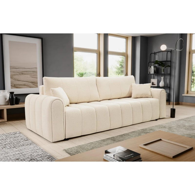 Klappbares Zweisitzer-Sofa mit Stauraum MOOSE - beige