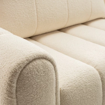 Klappbares Zweisitzer-Sofa mit Stauraum MOOSE - beige