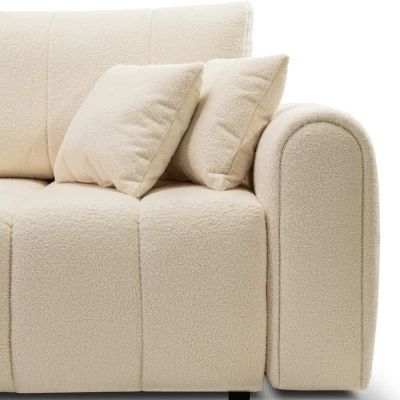 Klappbares Zweisitzer-Sofa mit Stauraum MOOSE - beige
