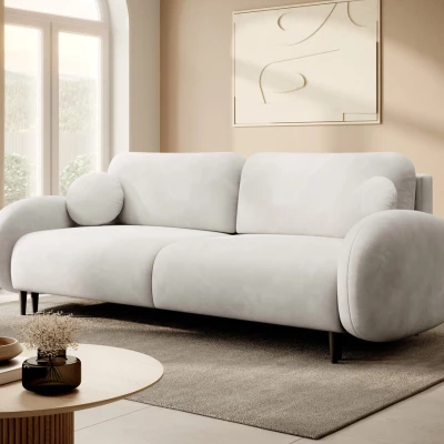 MORDEN Zweisitzer-Sofa mit Stauraum – Creme