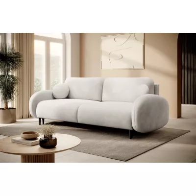 MORDEN Zweisitzer-Sofa mit Stauraum – Creme