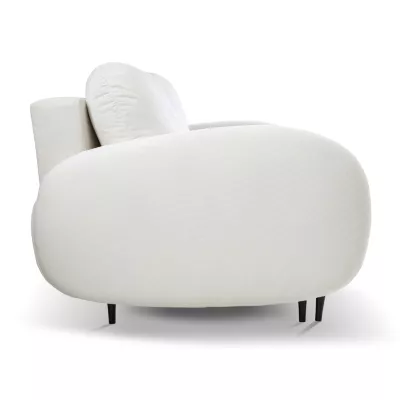 MORDEN Zweisitzer-Sofa mit Stauraum – Creme
