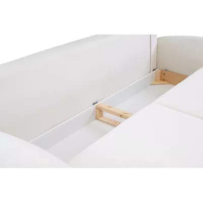 MORDEN Zweisitzer-Sofa mit Stauraum – Creme