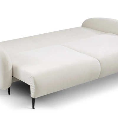 MORDEN Zweisitzer-Sofa mit Stauraum – Creme