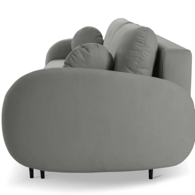 MORDEN Zweisitzer-Sofa mit Stauraum – Stahlgrau