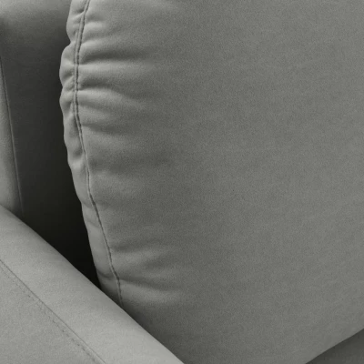 MORDEN Zweisitzer-Sofa mit Stauraum – Stahlgrau