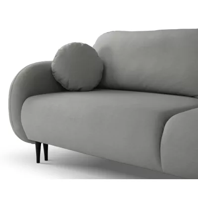 MORDEN Zweisitzer-Sofa mit Stauraum – Stahlgrau