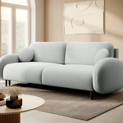 MORDEN Zweisitzer-Sofa mit Stauraum – grau
