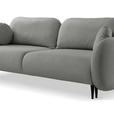 MORDEN Zweisitzer-Sofa mit Stauraum – Stahlgrau