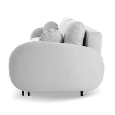 MORDEN Zweisitzer-Sofa mit Stauraum – grau