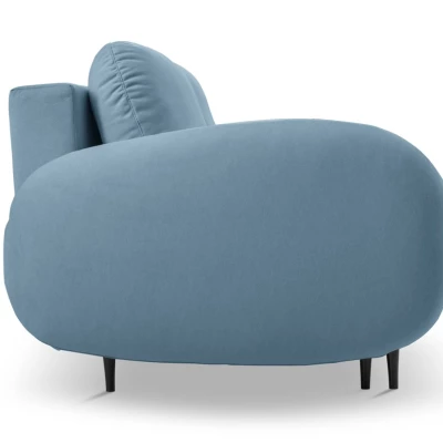 MORDEN Zweisitzer-Sofa mit Stauraum - blau