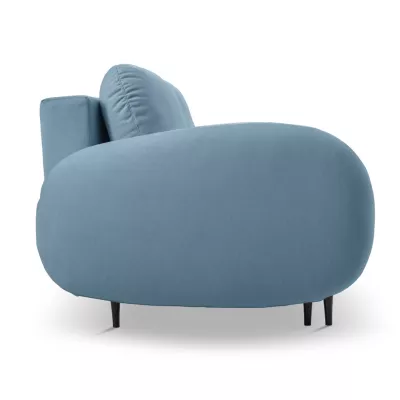MORDEN Zweisitzer-Sofa mit Stauraum - blau