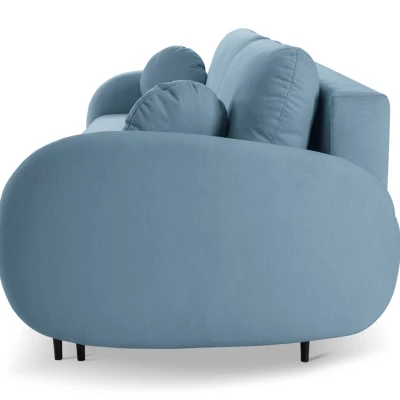 MORDEN Zweisitzer-Sofa mit Stauraum - blau