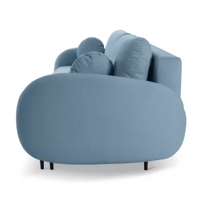 MORDEN Zweisitzer-Sofa mit Stauraum - blau