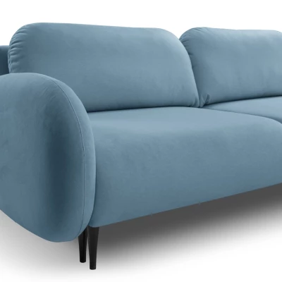 MORDEN Zweisitzer-Sofa mit Stauraum - blau