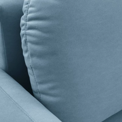 MORDEN Zweisitzer-Sofa mit Stauraum - blau