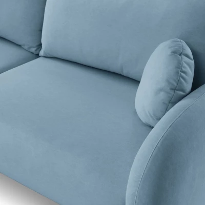 MORDEN Zweisitzer-Sofa mit Stauraum - blau