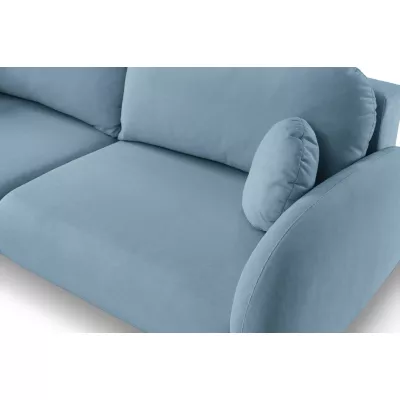MORDEN Zweisitzer-Sofa mit Stauraum - blau