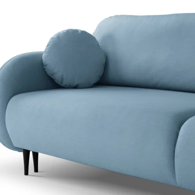 MORDEN Zweisitzer-Sofa mit Stauraum - blau