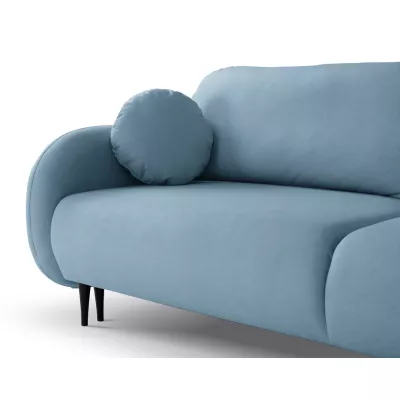 MORDEN Zweisitzer-Sofa mit Stauraum - blau