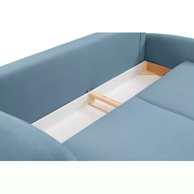 MORDEN Zweisitzer-Sofa mit Stauraum - blau