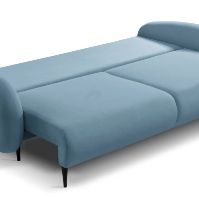MORDEN Zweisitzer-Sofa mit Stauraum - blau